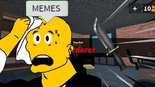 ROBLOX Murder Mystery 2 (MEMES) Funny Moments