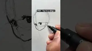 Why do I only draw cute anime girls!?😩  -