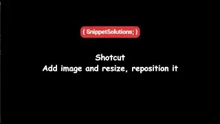 Shotcut - Add image and resize, reposition it