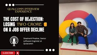 First Podcast with my Husband 😅 |  Journey from getting laid-off to getting placed at Qualcomm.