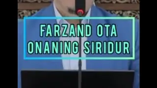 Farzant ota onaning siridur