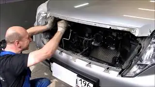 Вскрытие замка капота