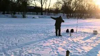 Зимняя рыбалка.