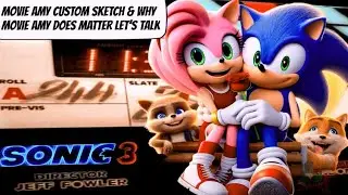 Sonic 3 Amy Custom Sketch Why Amy Rose Does Matter Let's Talk SEGA NEWS