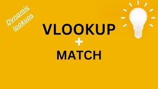 How to use VLOOKUP With Match | Match + Vlookup | #MISSupportJunction