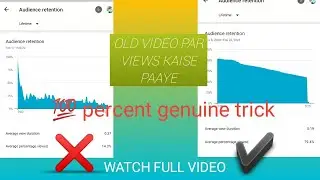 How To Get More Views On Old videos/OLD VIDEOS PAR VIEWS KAISE Badhaye 2021#