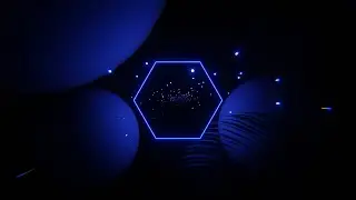 Dark Tropical Cosmos Scifi Particle Infinite loop animation || Loops And Dots
