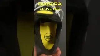 Работни обувки Diadora Glove: червени тип маратонка