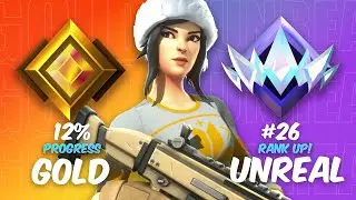 I Tried Hitting UNREAL From Gold In RANKED Fortnite