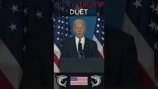 Biden & Trump Baby Shark Duet 2022 🦈🎵 #shorts