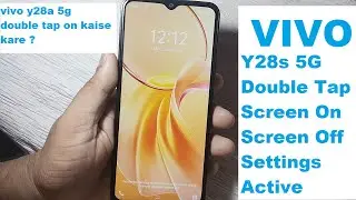 VIVO Y28s 5G Double Tap Screen On/Off Settings Active Solution !