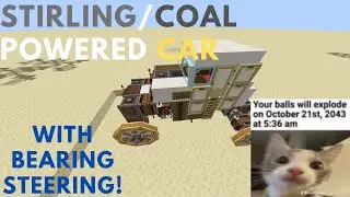 NEW! STIRLING POWERED CAR in CREATE | Concept for Create Aeronautics/Offroad