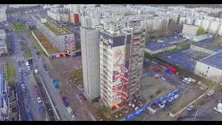 Aulnay-sous-Bois #drone le #Galion, vaisseau-mère de la Rose-des-Vents (Partie 3) #AÉRIENNES #art