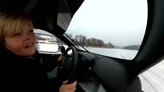 Victor on Ice, with Renault Twizy