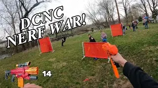 Nerf War in the Park! DCNC Gameplay
