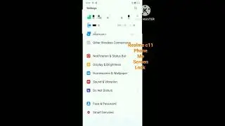 realme c11 phone me screen lock kaise karen
