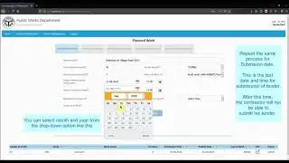 Prahari Tender Creation Process for PWD users