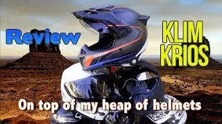 Klim Krios Vanquish Motorcycle Helmet Review  | Old Cop MotoVlogs