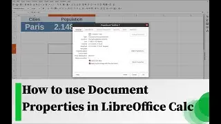 How to use Document Properties in LibreOffice Calc