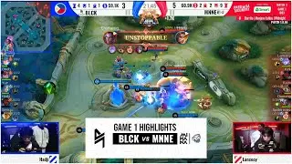 BLACKLIST VS MINANA GAME 1 HIGHLIGHTS WEEK 1 | MLBB