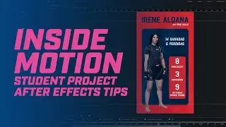 Inside Motion: Weighing in with After Effects tips from MMA Student Project