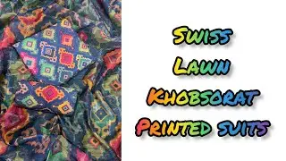 Swiss Lawn 3Pc Collection Avail New khobsorat Printed Suits || #with fashion ideas with sawera