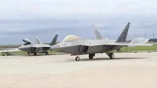 F22 Raptor at the MacGuire AB