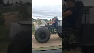 догнали на трассе