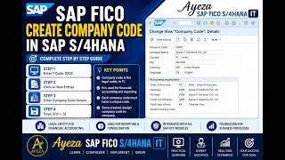 SAP FICO Tutorial | Create Company Code in SAP Step by Step