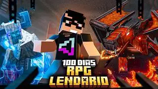 Sobrevivi 100 DIAS no RPG LENDÁRIO do Minecraft - O FILME