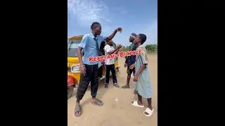 Keke and Bicycle wahala