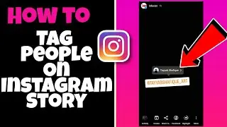 How to tag people on Instagram story - Android/iOS - Tag Instagram story