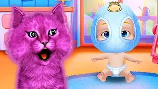 МАЛЫШ НАДЕЛ НА ГОЛОВУ ТРУСЕЛЯ ИГРА для ДЕТЕЙ говорящий КОТЕНОК АБИ играет ДЕТСКИЙ ЛЕТСПЛЕЙ #21