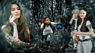 Dark Moody Cinematic Color Grading Photoshop - Photoshop Tutorial