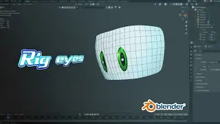 Blender 4.4 | Eye rigging ( Sonic style eyes )