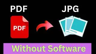 How to Convert PDF to JPG in Windows 11 No Software