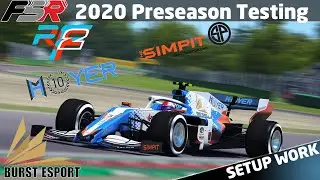rFactor 2 - F1 2020 FSR Car - PreSeason Testing - Practicing, Track Learning, Setup Work
