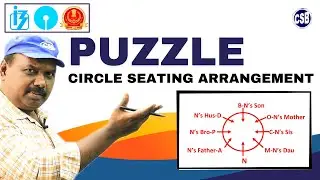 REASONING PUZZLE | CIRCLE SEATING ARRANGEMENT | BANKING EXAMS