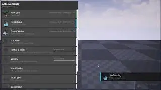 [UE4] Marketplace - Achievement System