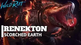 RENEKTON SCORCHED EARTH SKIN SPOTLIGHT | LOL: WILD RIFT