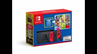 Nintendo Switch - New Mario Themed Switch Bundle!! (Pictures)