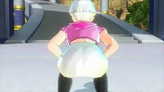 Miyu twerking in her new sporty outfit skirt