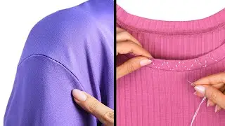 Few people know - how to short without cutting and using a sewing machine!  Miarti 🧵✂️