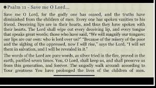 Part#3The prime first prayer from English agpeya psalm 6,8,11,12&14