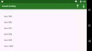 RecyclerView with fast smooth scroll