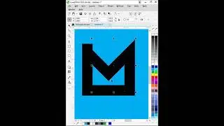 || YouTube Shorts || How To Create LM Monogram Design Idea In CorelDraw 