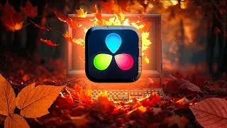 Create Blowing Autumn Leaves with THIS Davinci Resolve Fusion Template