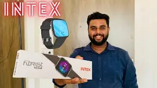 Intex FitRist Vogue calling smartwatch unboxed hindi | display brightness Nits 550