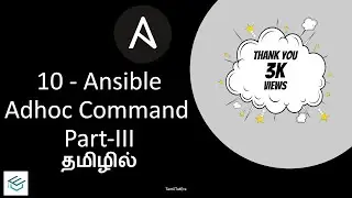 Ansible in Tamil - 10 - Adhoc Commands Part-3 | Ansible  in தமிழ்| Ansible DevOps Tutorial in தமிழ்