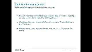 Get to Know CME Group Base Metals Futures & Options Contracts